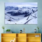 Sichuan Snowy Mountain Pass Wall Art