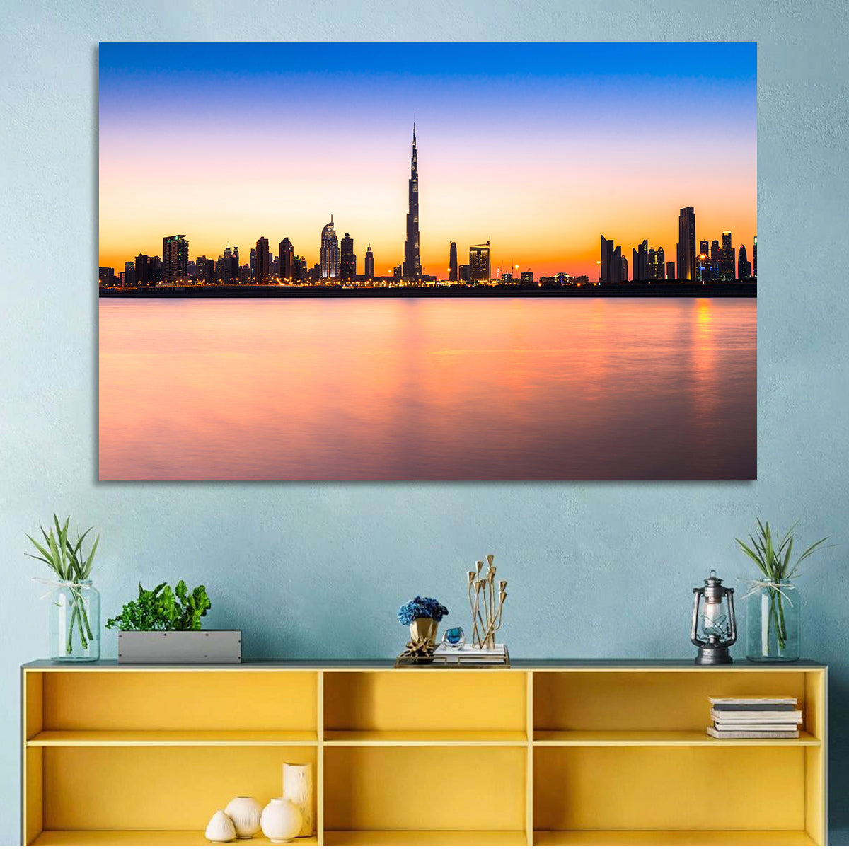 Dubai Skyline Wall Art