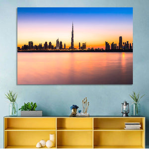 Dubai Skyline Wall Art