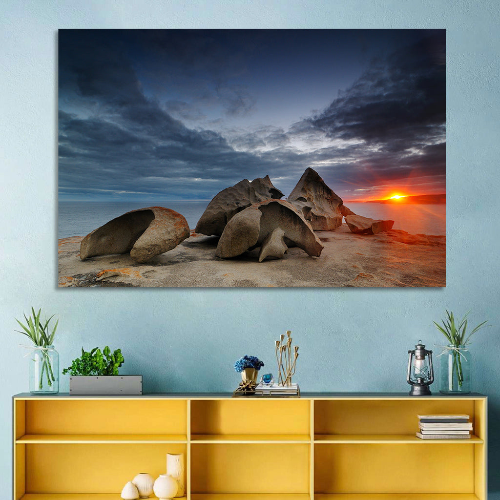 Remarkable Rocks Sunset, Kangaroo Island Wall Art