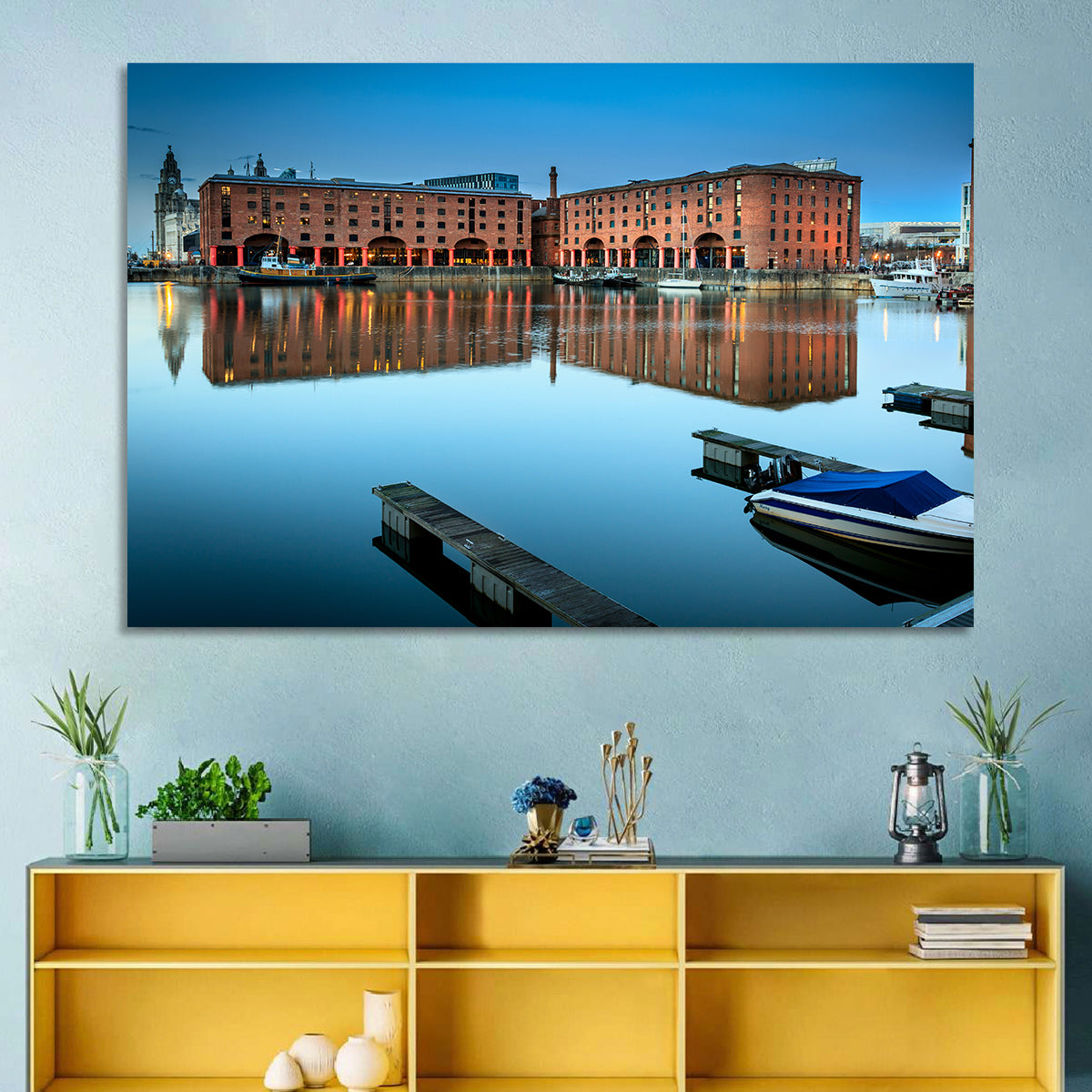 Royal Albert Dock Reflections, Liverpool Wall Art