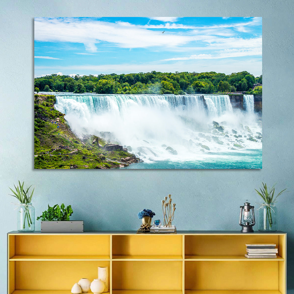 American Falls, Niagara Wall Art in a room, landscape