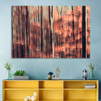 Autumn Forest Blur Wall Art