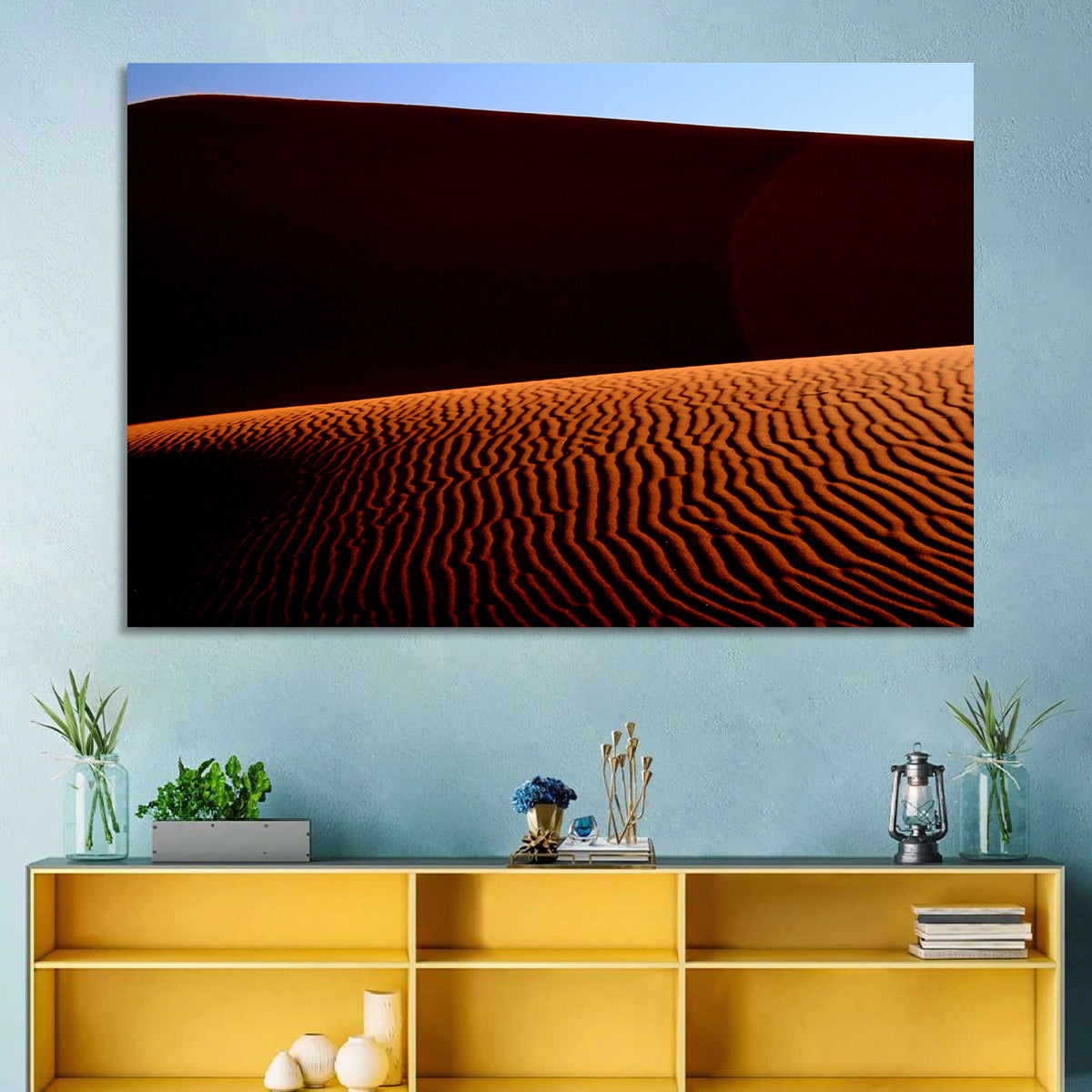 Golden Hour Sand Dunes Wall Art