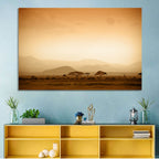 Hazy Savannah at Dawn Wall Art
