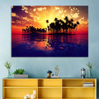 Coconut Island Sunset Wall Art