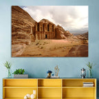 The Monastery of Petra, Jordan Wall Art