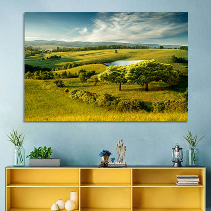 Hilly Landscape Wall Art