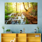 Plitvice Lakes Walkway Wall Art