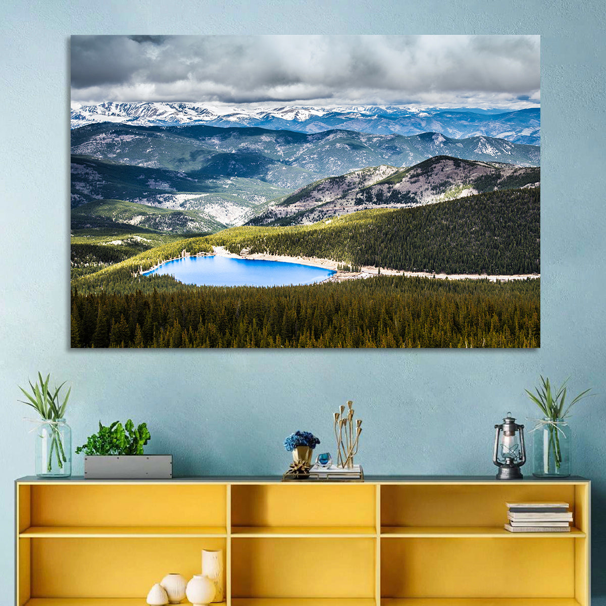 Mt Evans Echo Lake View Wall Art