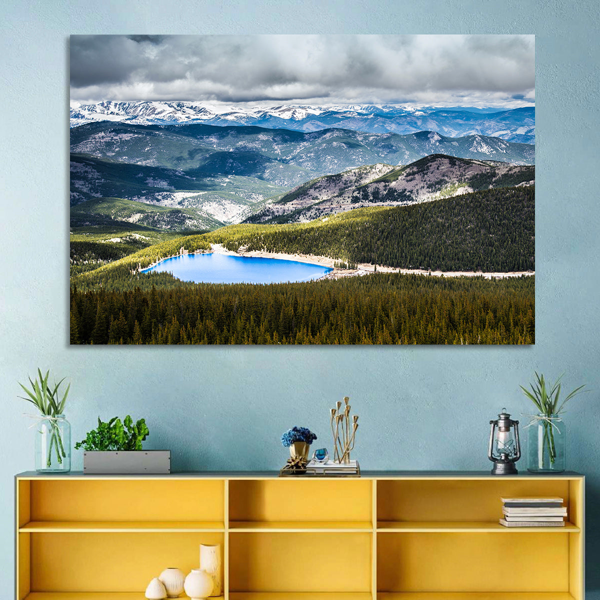 Mt Evans Echo Lake Wall Art