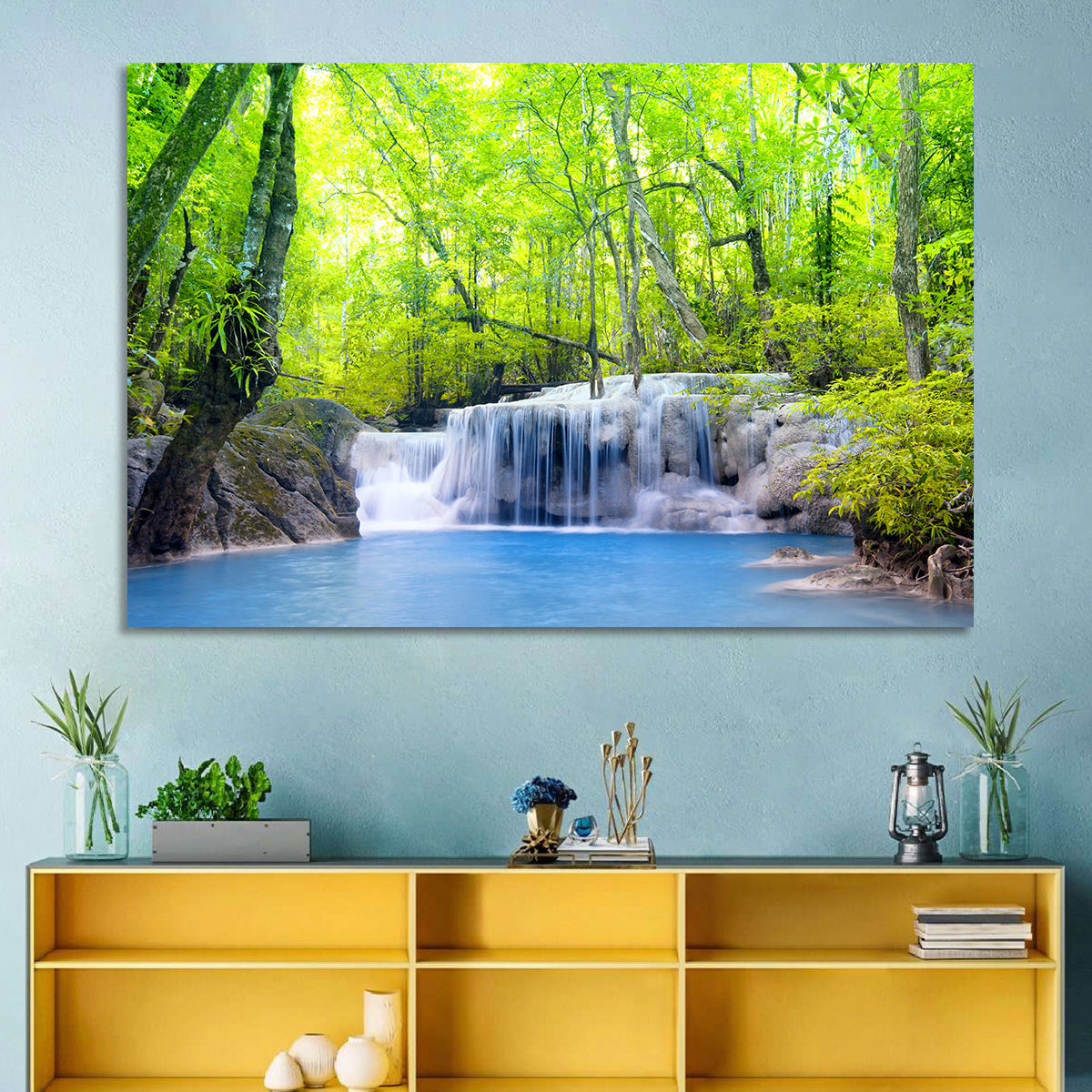 Erawan Falls, Kanchanaburi Wall Art