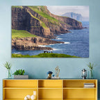 Mykines Cliffs, Faroe Islands Wall Art