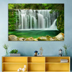 Emerald Lake Waterfall Wall Art