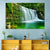 Waterfall in Emerald Lake Wall Art