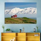 Red House by Fjord Wall Art