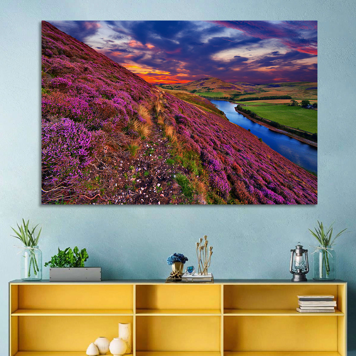 Pentland Hills Heather, Edinburgh Wall Art