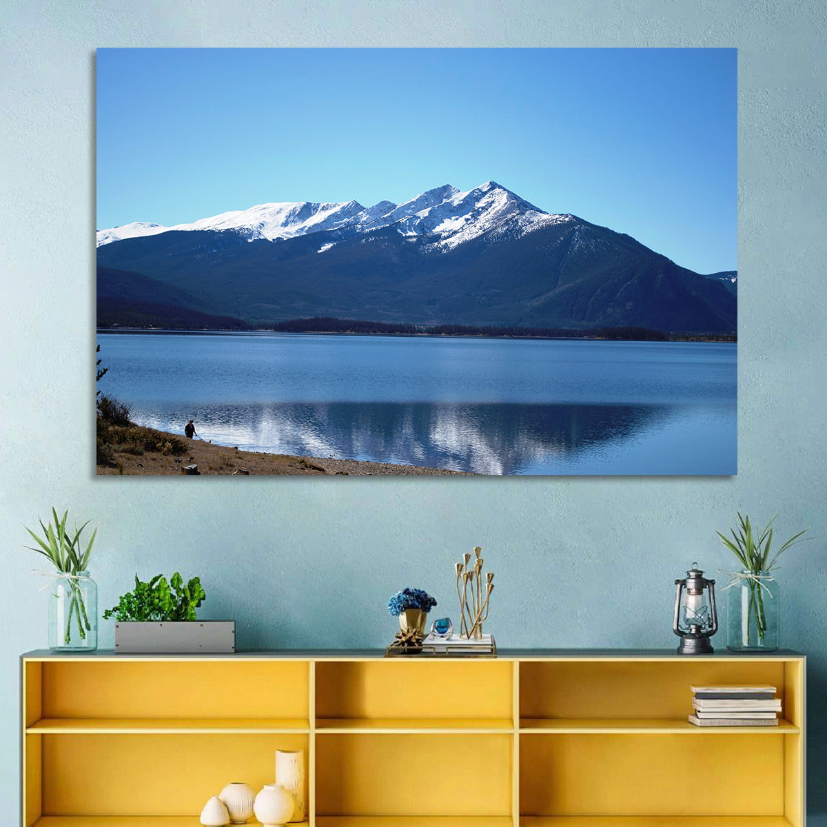 Lake Dillon Reflection Wall Art
