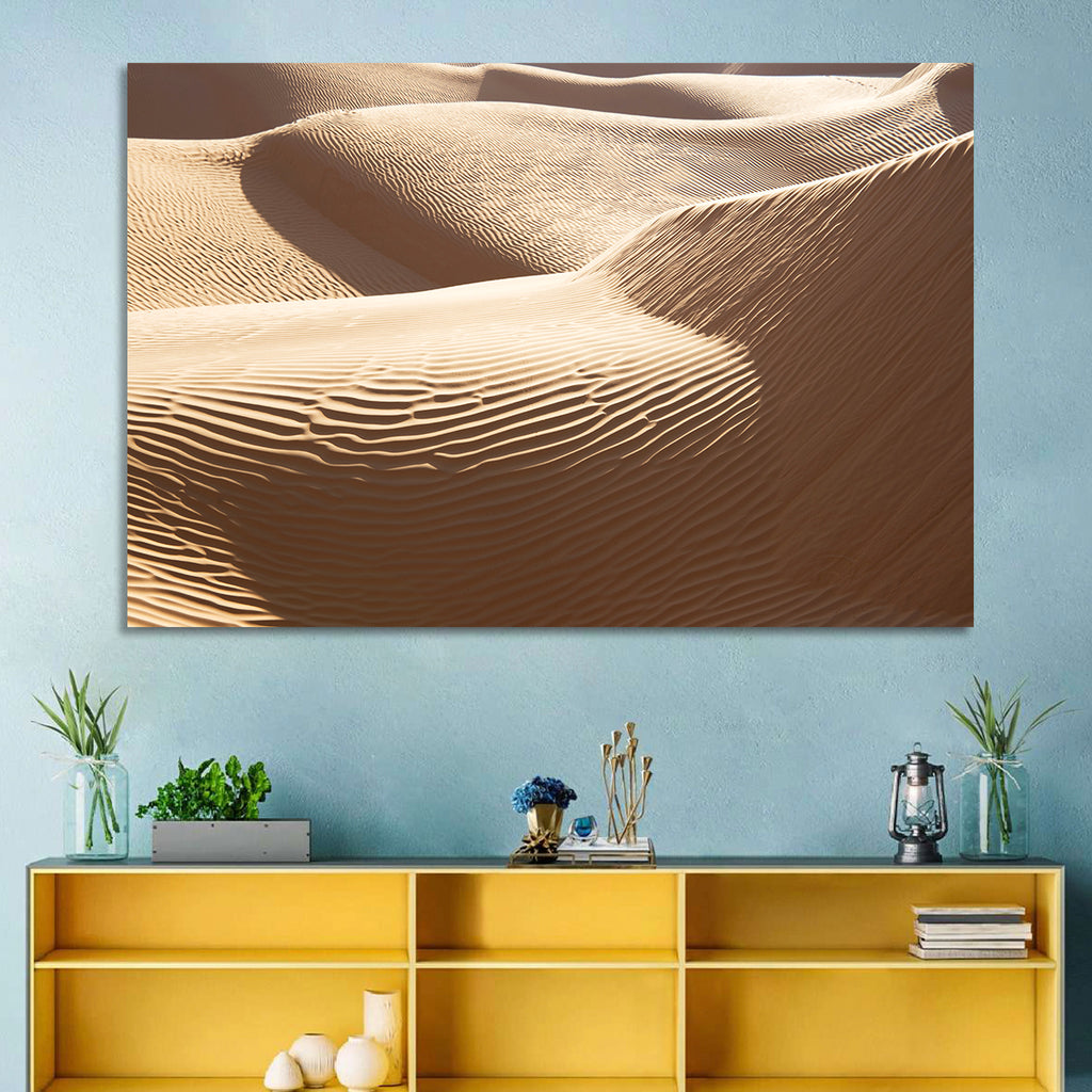 Sahara Sand Dunes Close-up Wall Art