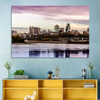 Kansas City Skyline at Dusk Wall Art