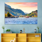 Lake Iseo Morning Harbor Wall Art