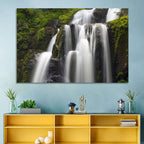 Mossy Kentucky Waterfall Wall Art