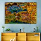 Frio River Autumn Reflection Wall Art