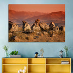 Karahunj Rocky Ridge at Sunset Wall Art