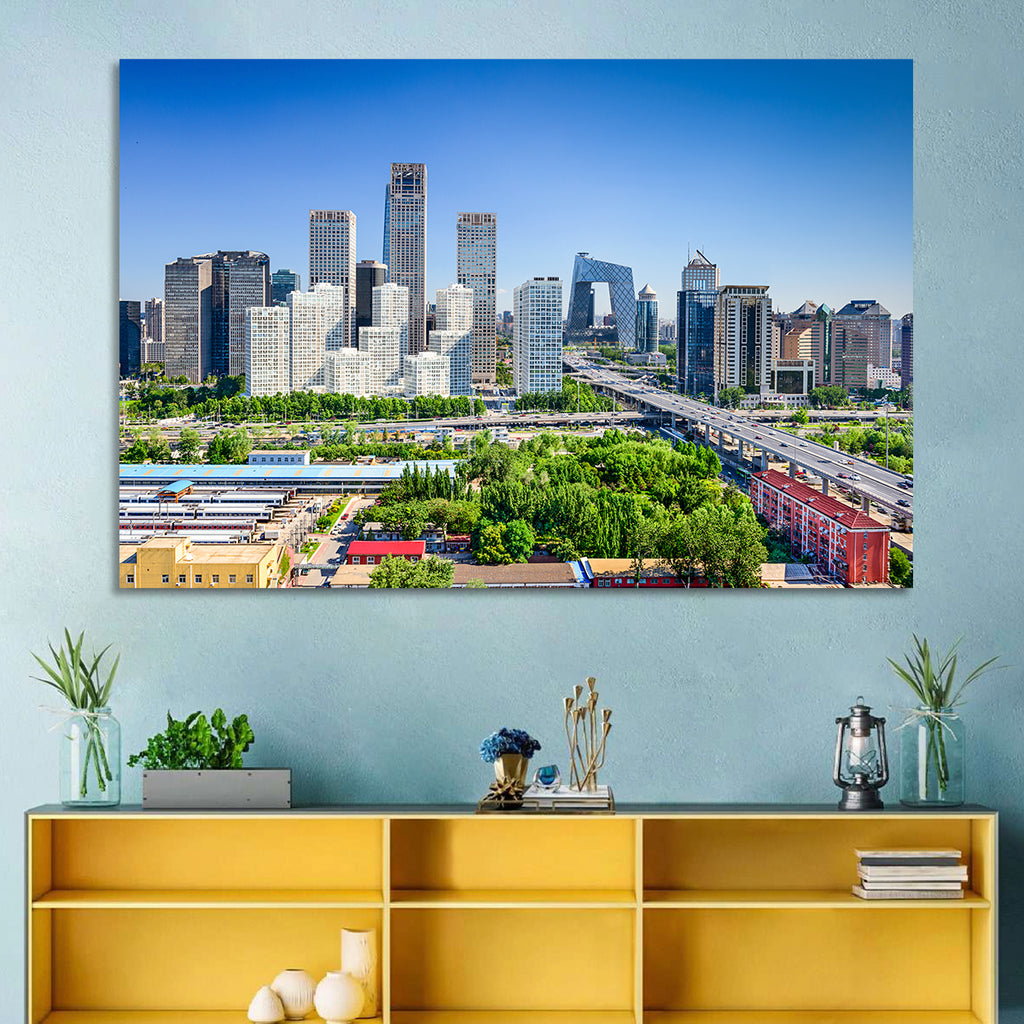 Beijing Cctv Headquarters Skyline Wall Art