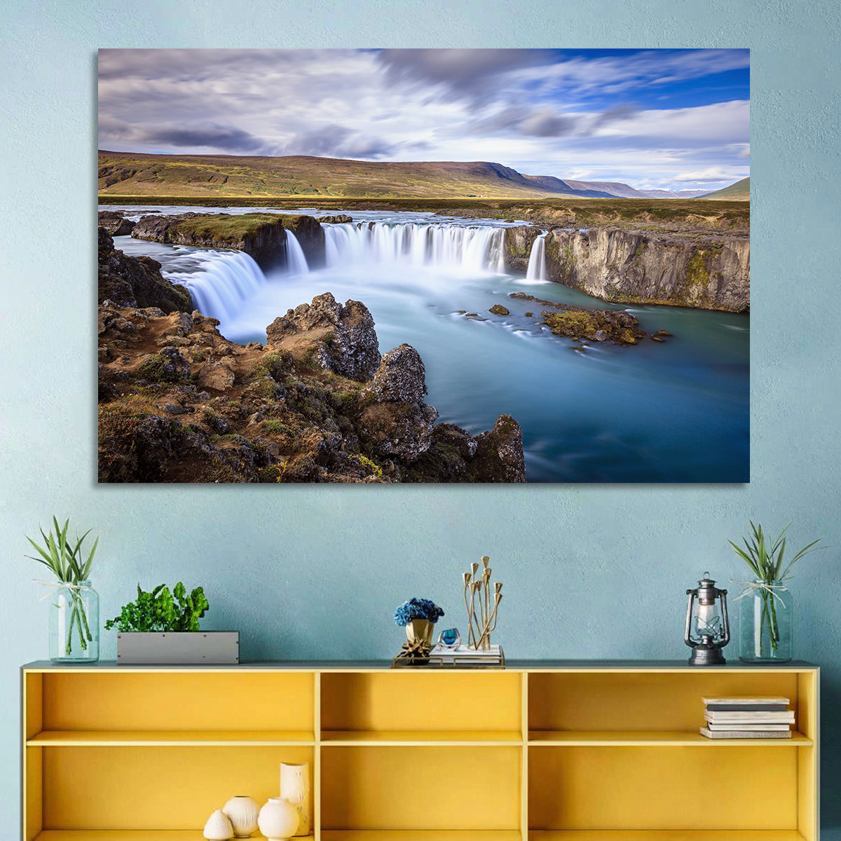 Goðafoss Waterfall, Iceland Wall Art