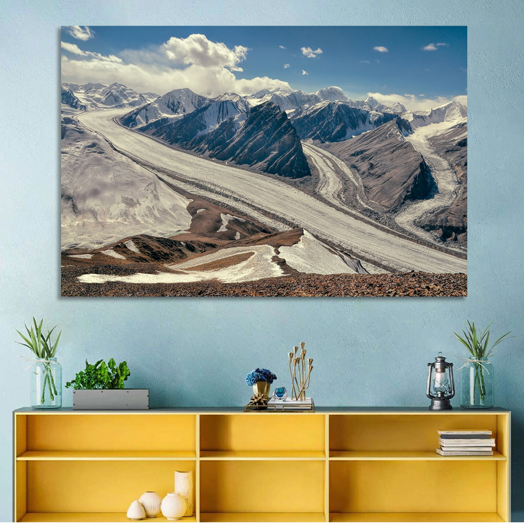 Fedchenko Glacier Vista Wall Art