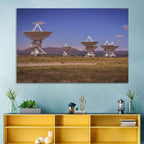 Very Large Array Radio Telescopes Wall Art