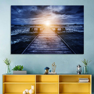 Old Wooden Jetty Wall Art