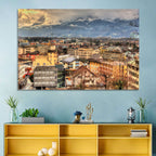 Vaduz Autumn Cityscape Wall Art