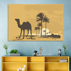 Giza Camel Silhouette Wall Art