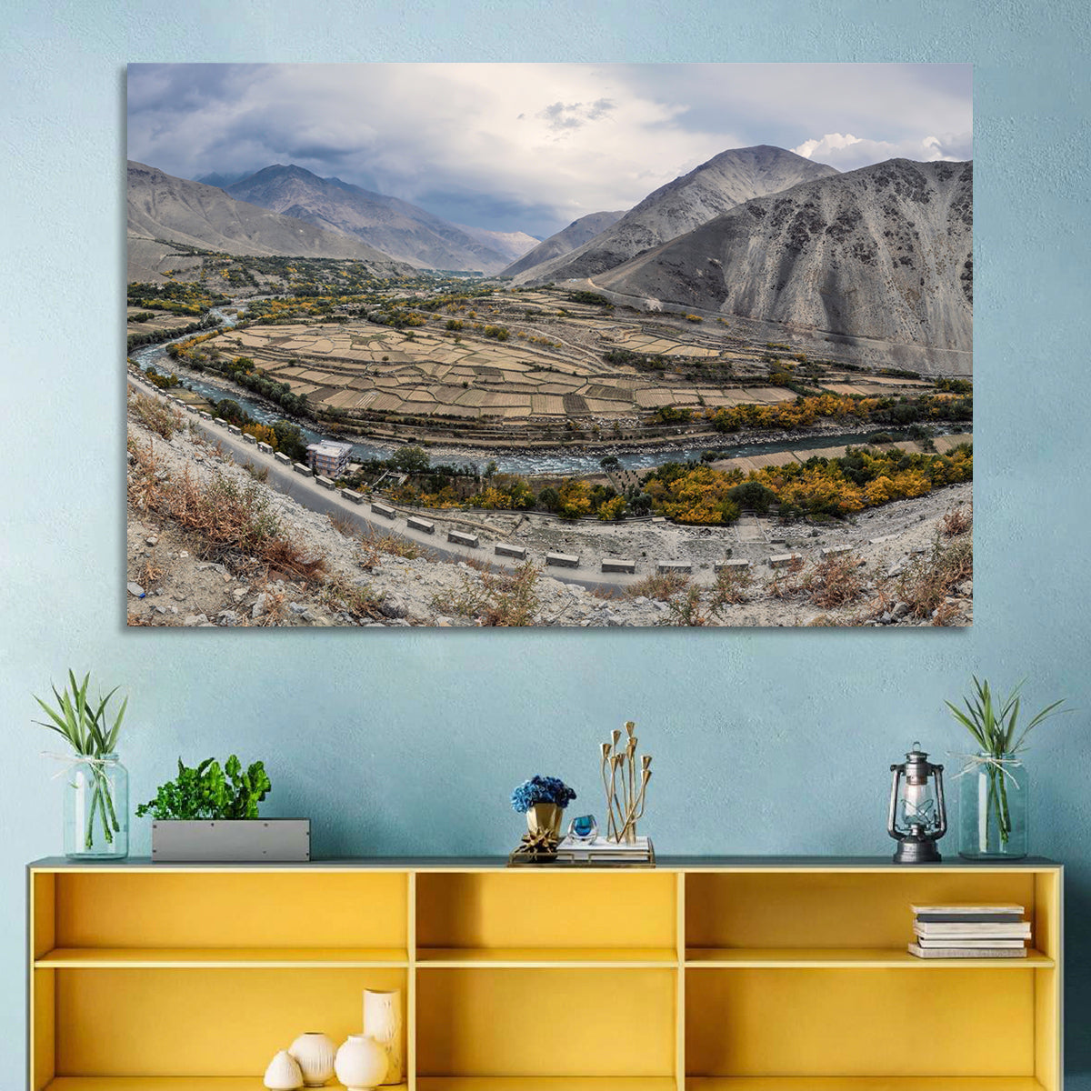 Autumn Valley, Afghanistan Wall Art