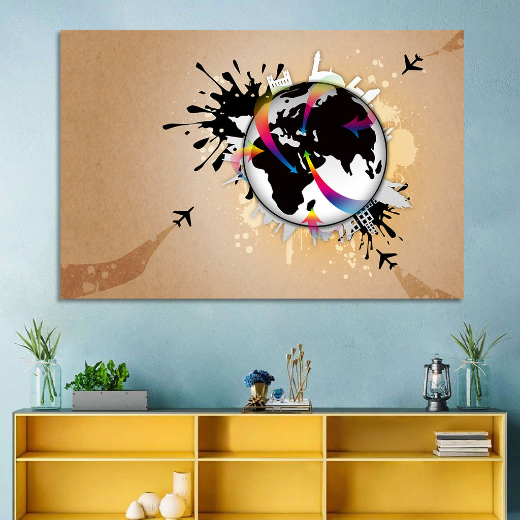 Global Travel Concept Wall Art