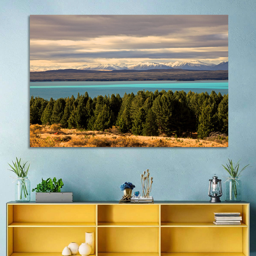 Lake Pukaki Turquoise View Wall Art