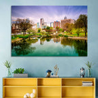 Charlotte Skyline at Marshall Park Wall Art