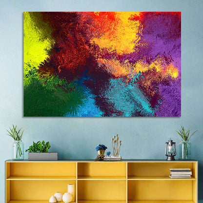 Sparkling Colors Abstract Wall Art