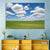 Cloudy Sky & Meadow Wall Art