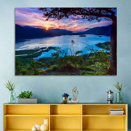 Bassenthwaite Lake Sunset Wall Art