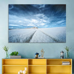 Surreal Infrared Grain Field Wall Art