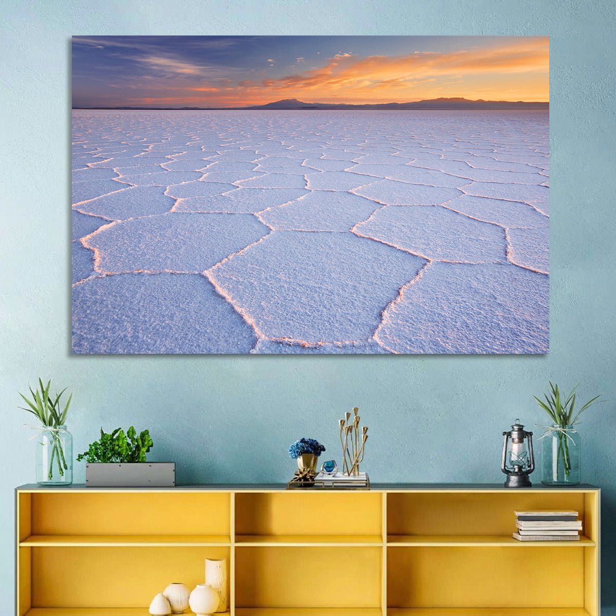 Salar De Uyuni Sunrise Wall Art