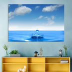 Ocean Water Drop Wall Art