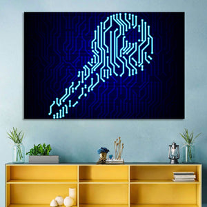 Digital Key Concept Wall Art