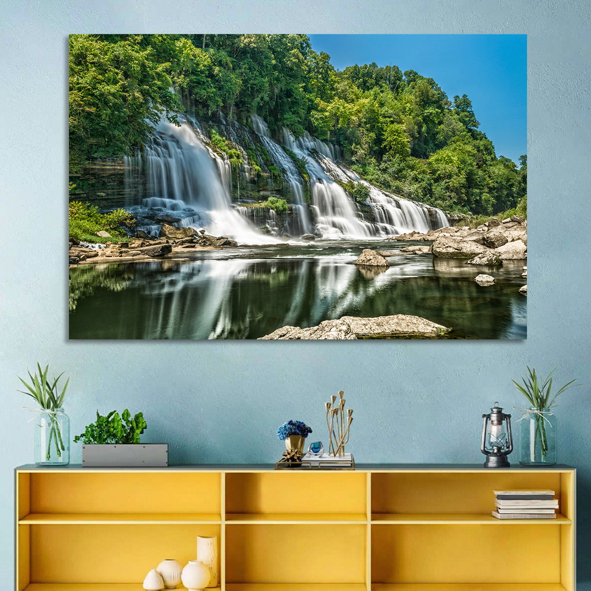 Twin Falls at Rock Island State Park Wall Art