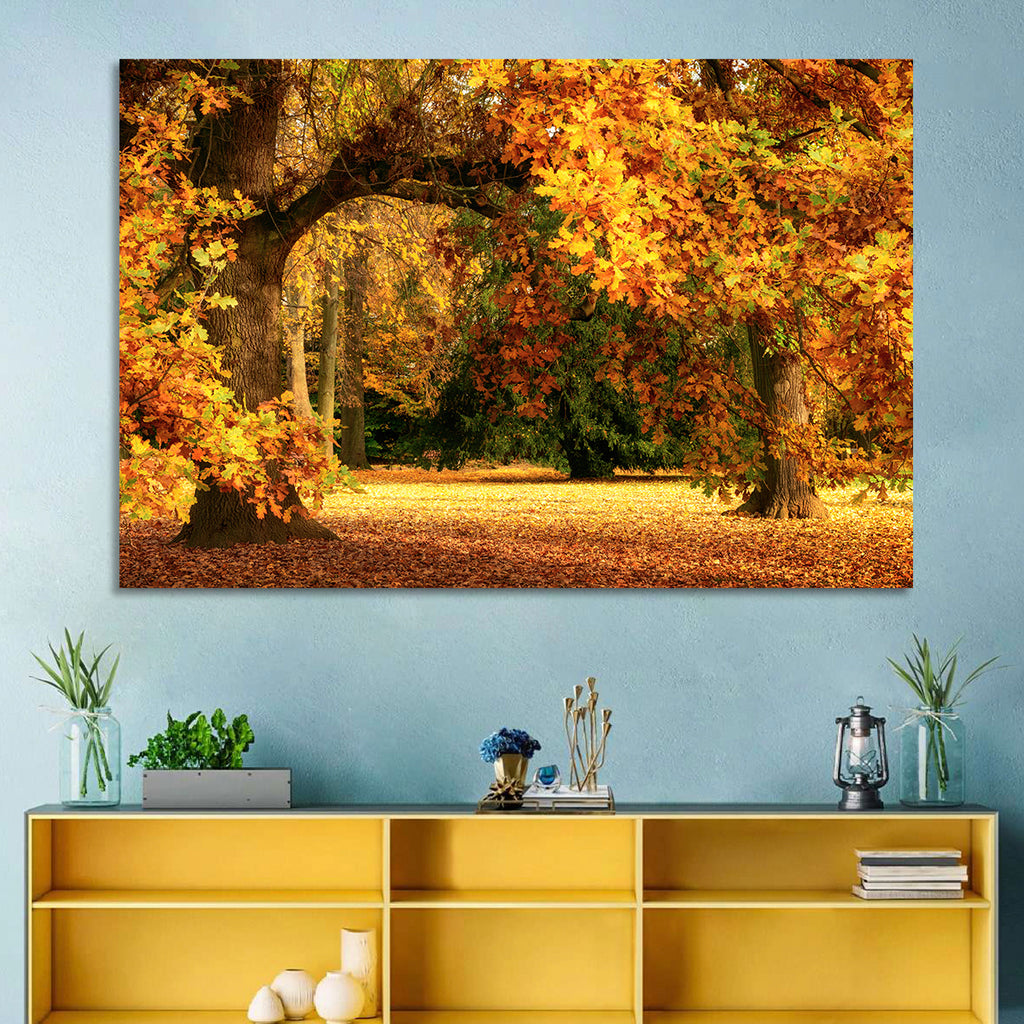 Autumn Park Oaks Wall Art