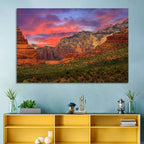 Sedona Red Rocks Sunrise Wall Art