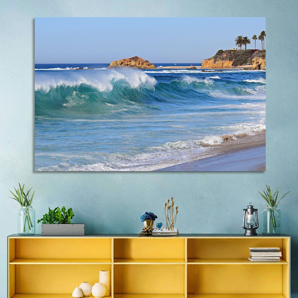 South Laguna Beach Wall Art in a room, landscape